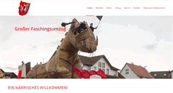 Desktop Screenshot of neulermer-narren.de